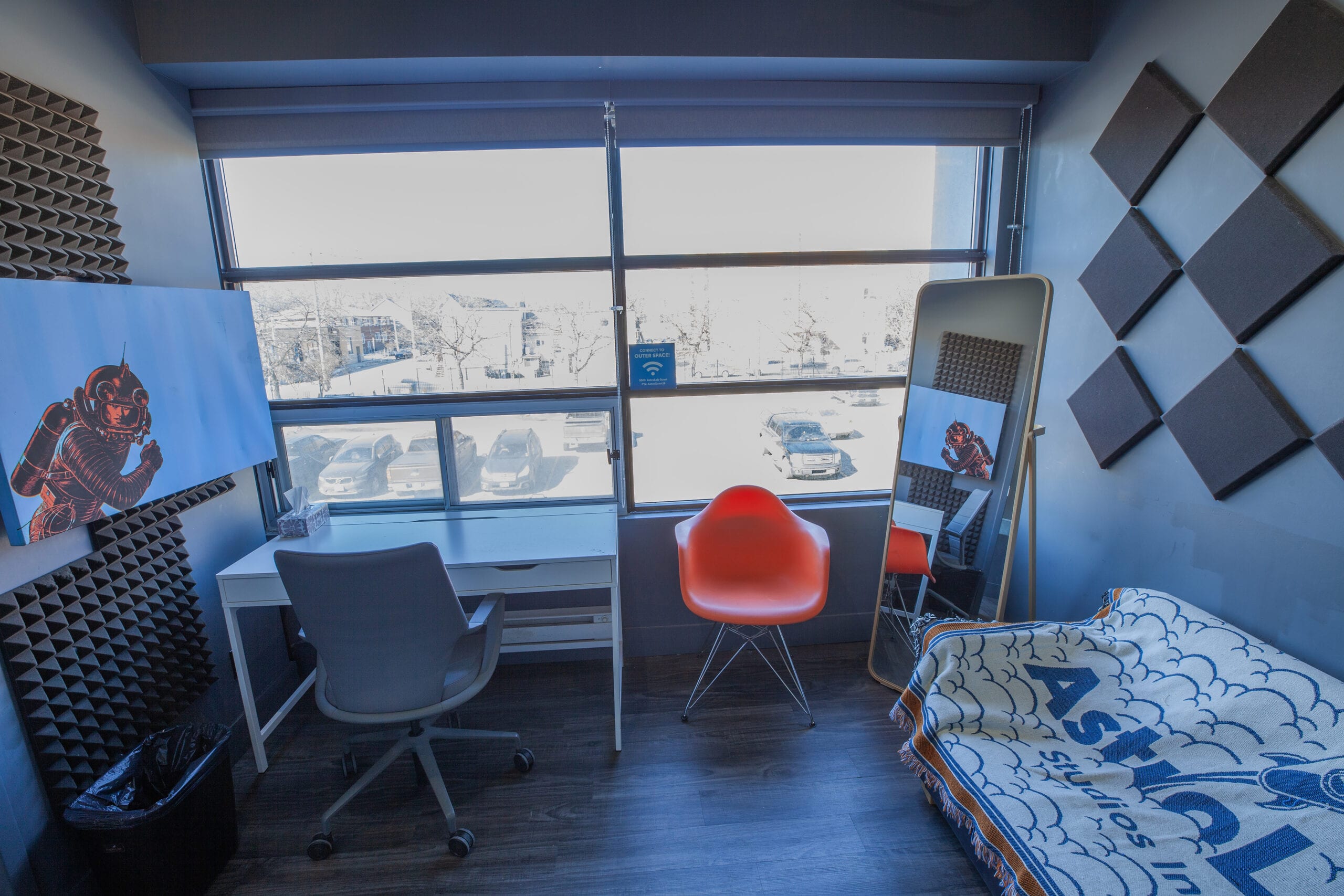 Office With Windows, Reverse Angle